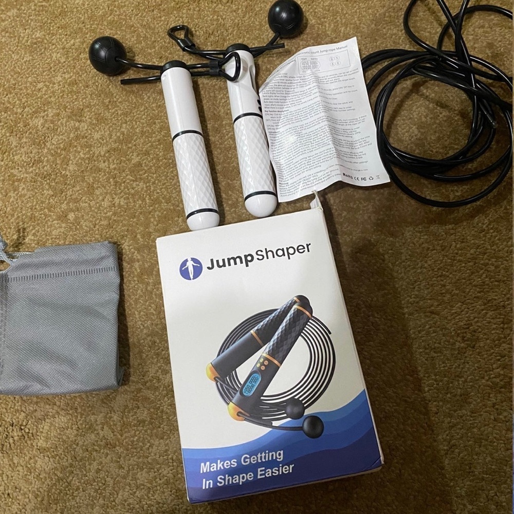 Smart Jump Rope white Multifunctional smart digital electronic Counter - Picture 2 of 5